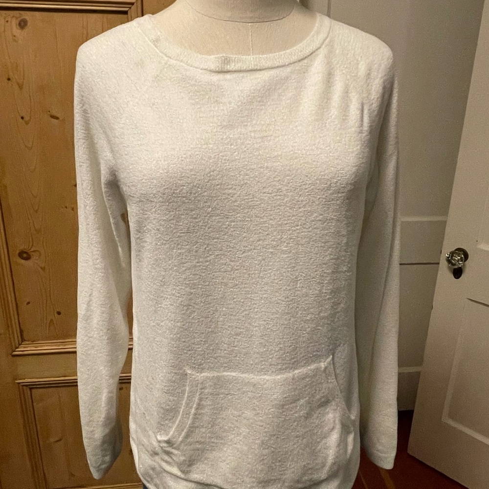 Barefoot Dreams White Cozychic Ultra Lite Sweater/“Sweatshirt”